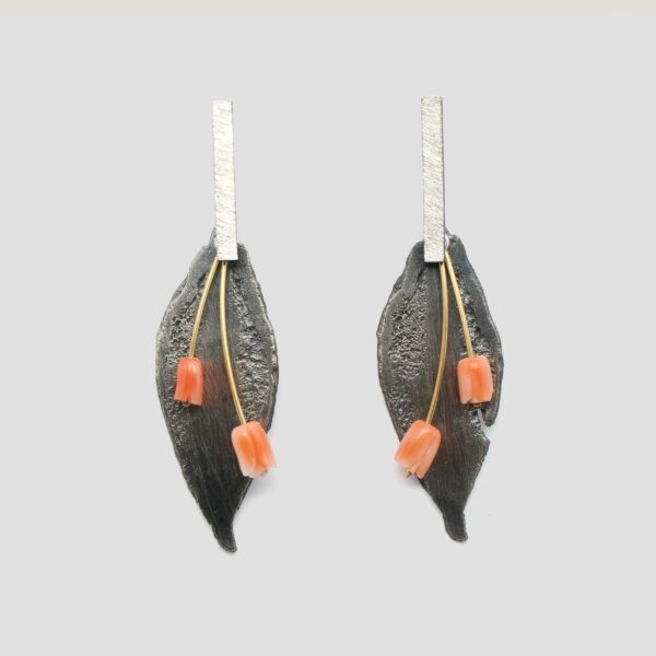 Pendientes coral
