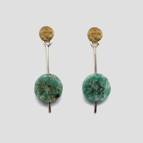 Pendientes amazonitas